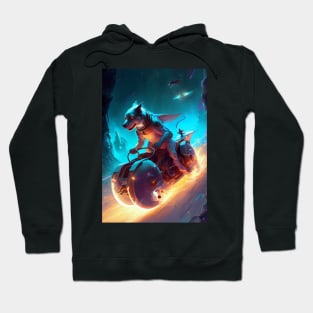 Super Dog Kart Racing Game Hoodie